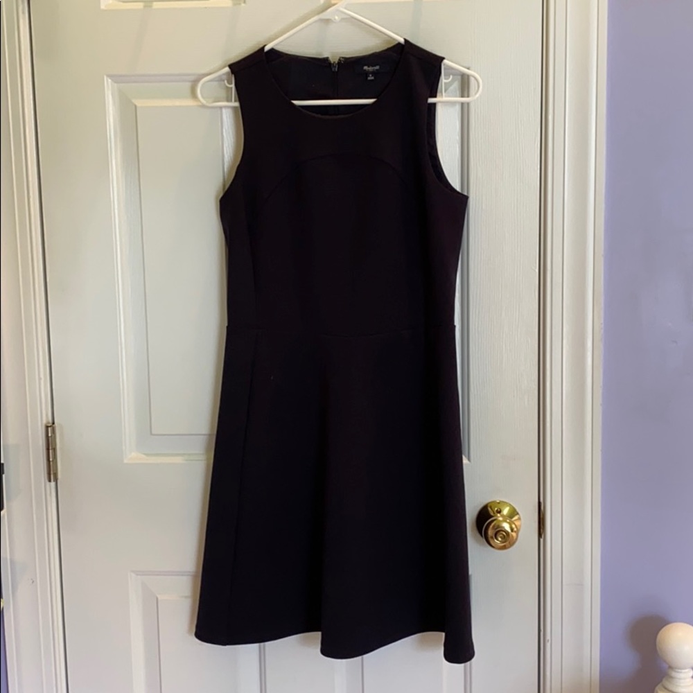 Madewell Navy A-line Dress